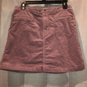 Women’s mini, corduroy skirt